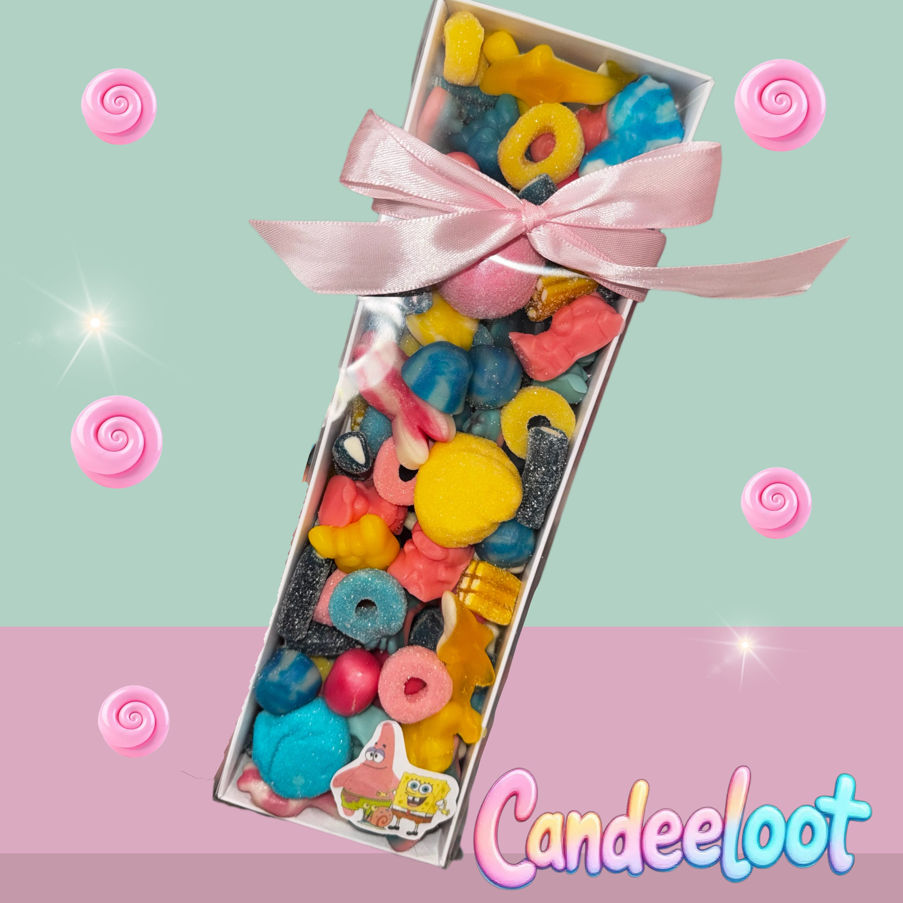 700G RECTANGLE BOX-(leave a note for colour, theme or occasion)