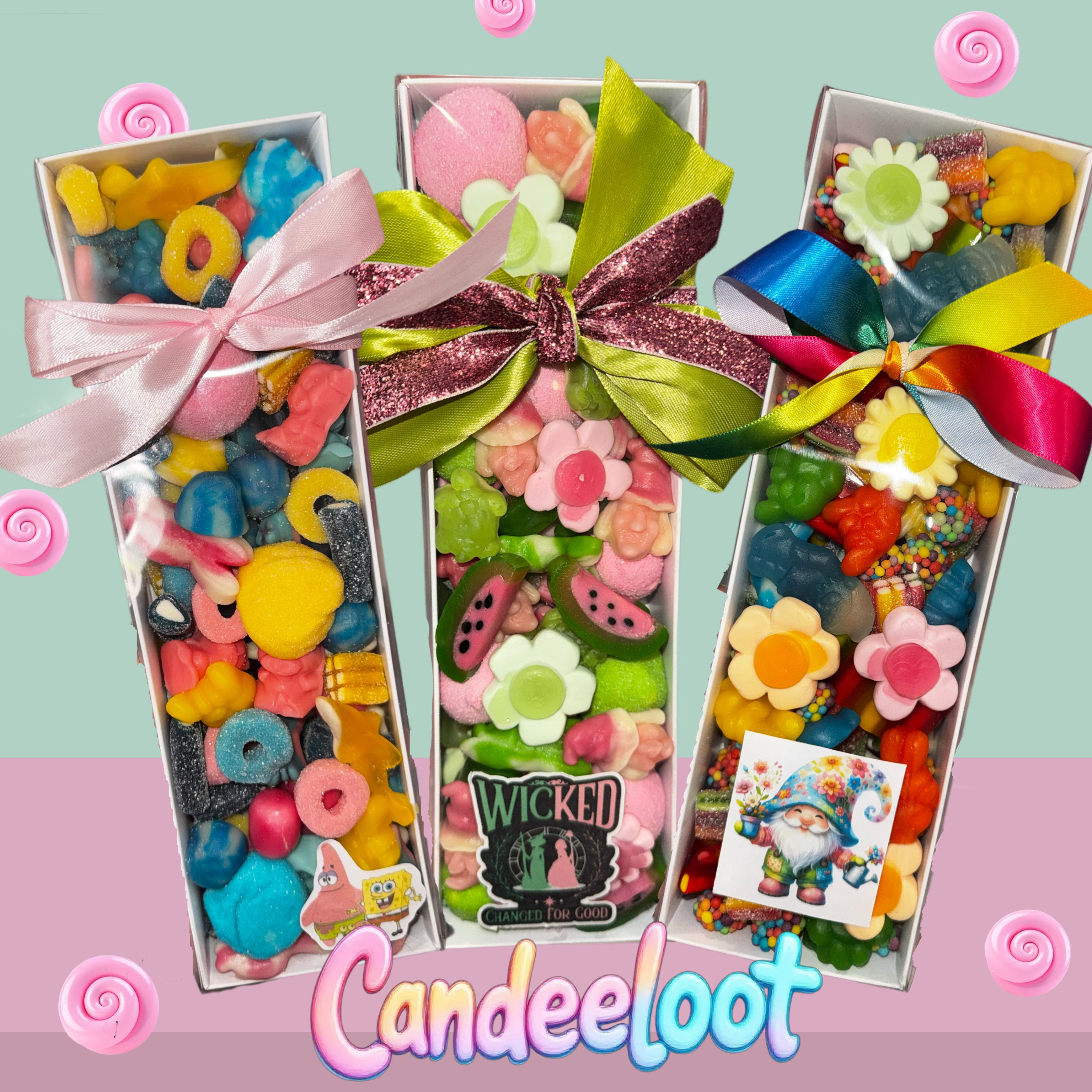 700G RECTANGLE BOX-(leave a note for colour, theme or occasion)