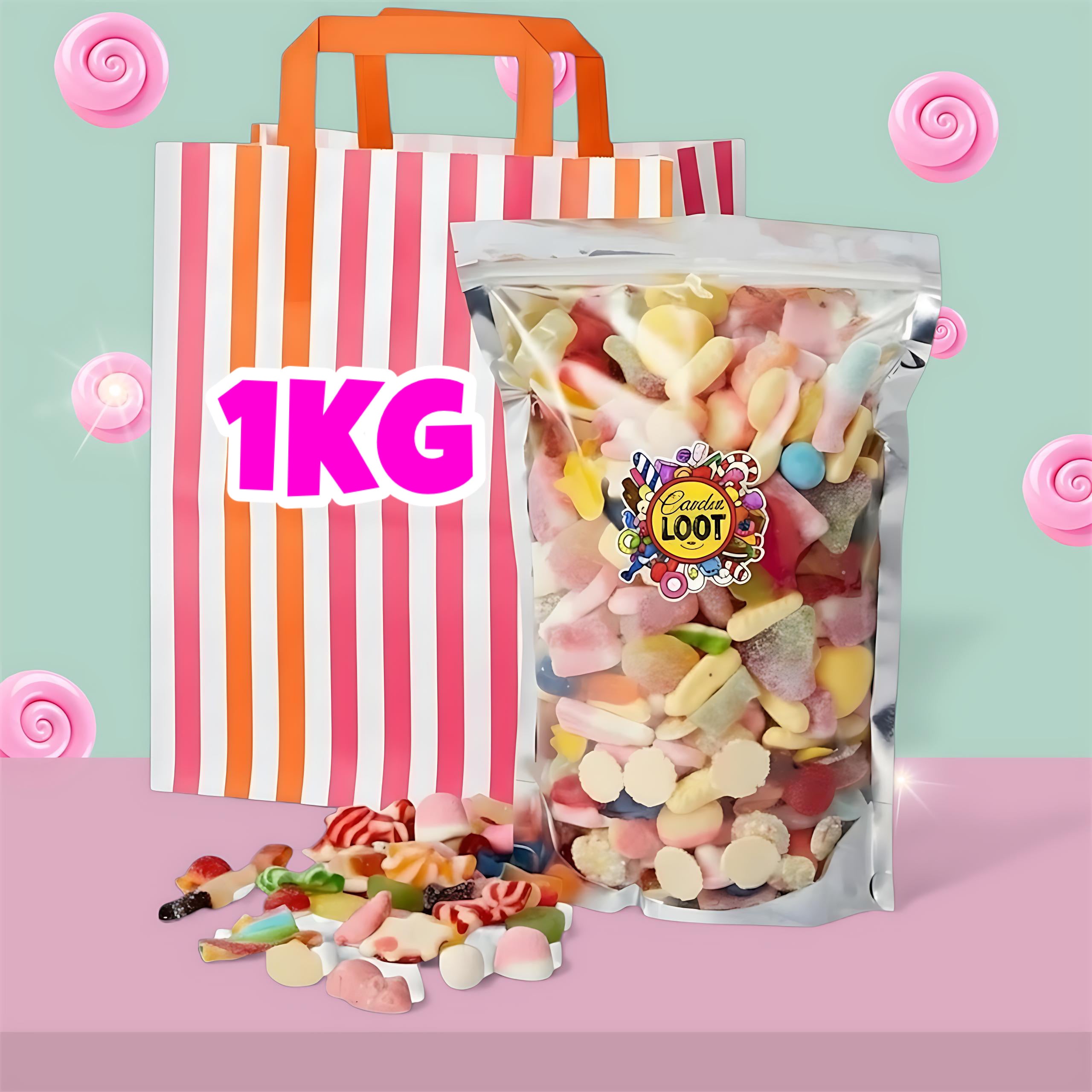 1KG pick n mix sweets (NO CHOOSING)
