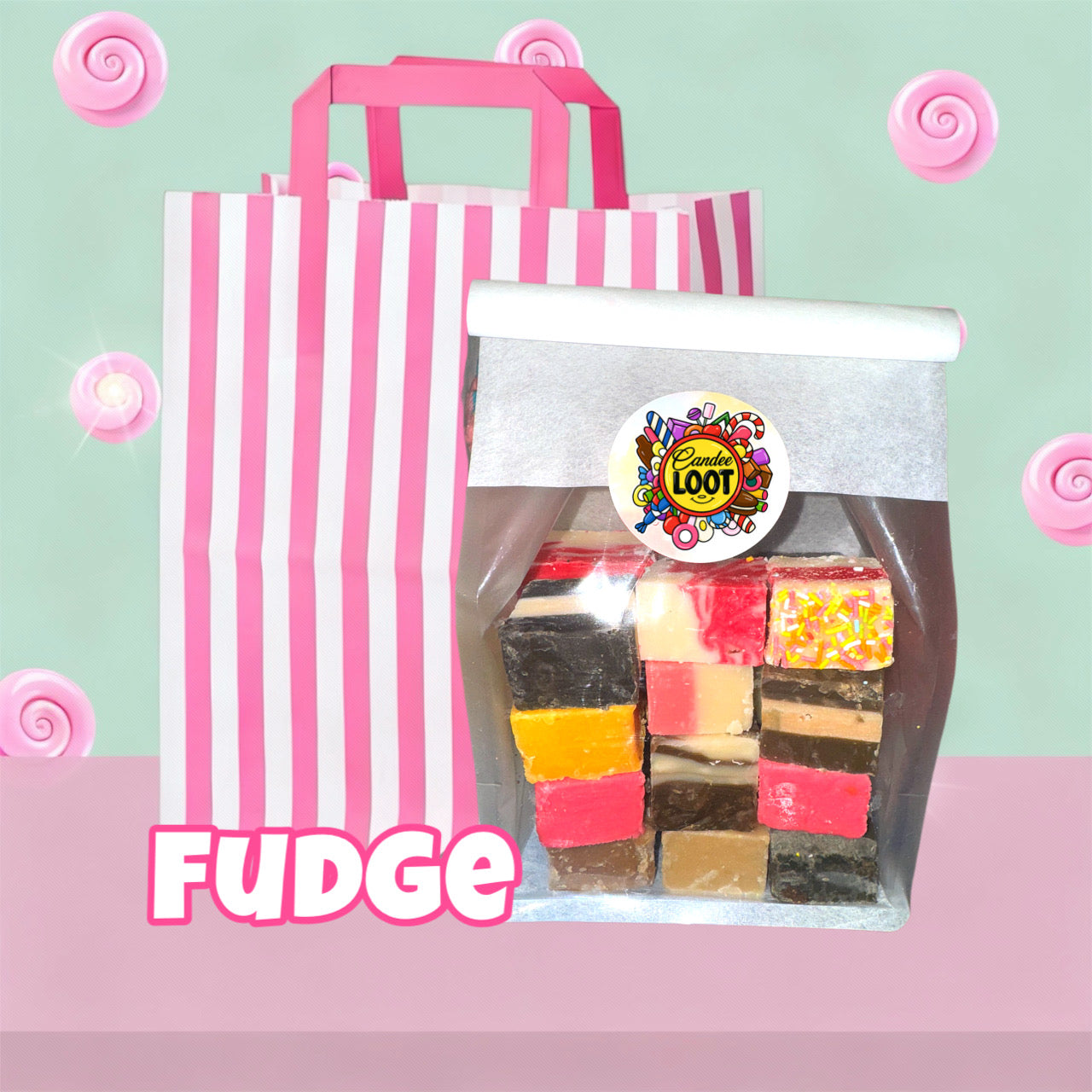 1 of each flavour fudge!!!