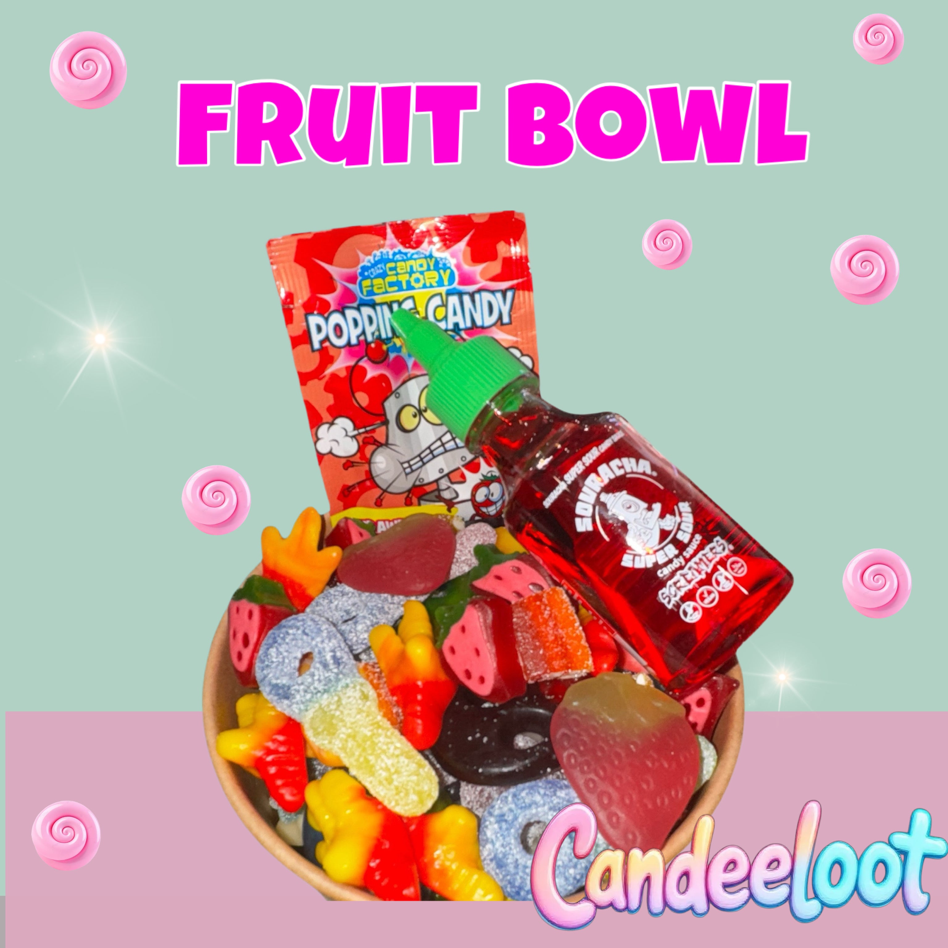 Fruit sweet bowl with sour sauce- (leave a note)