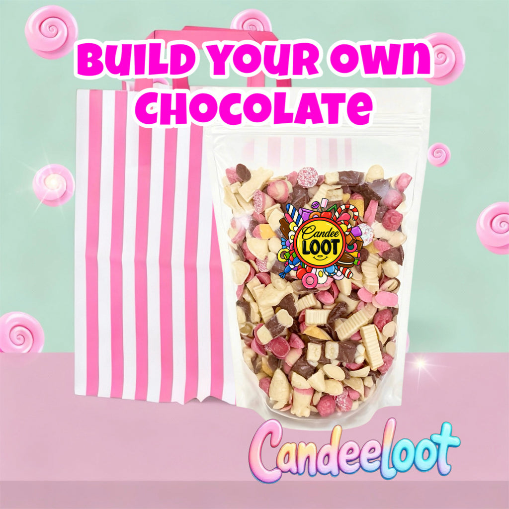 Build your own chocolate mix (100g per option)