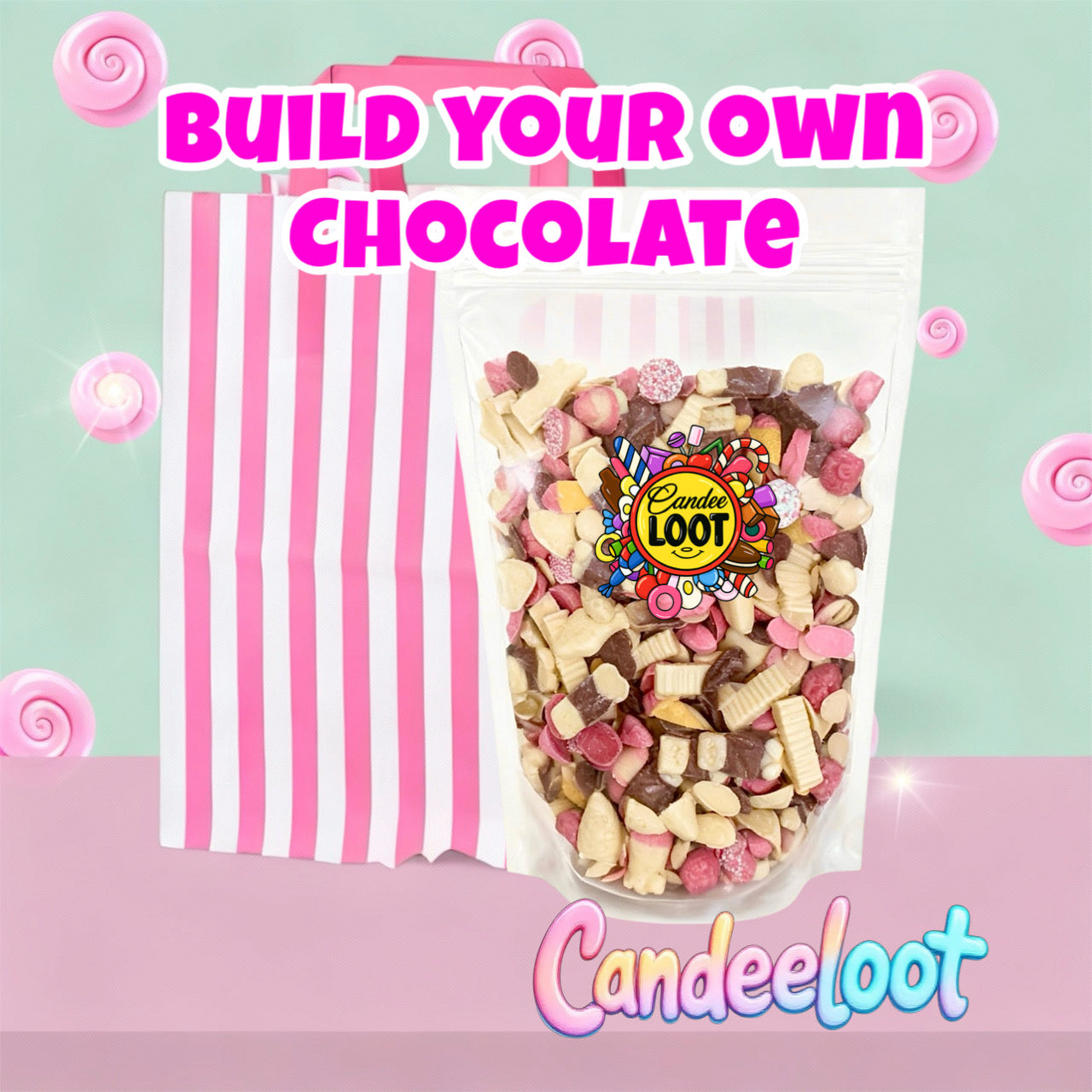 Build your own chocolate mix (100g per option)