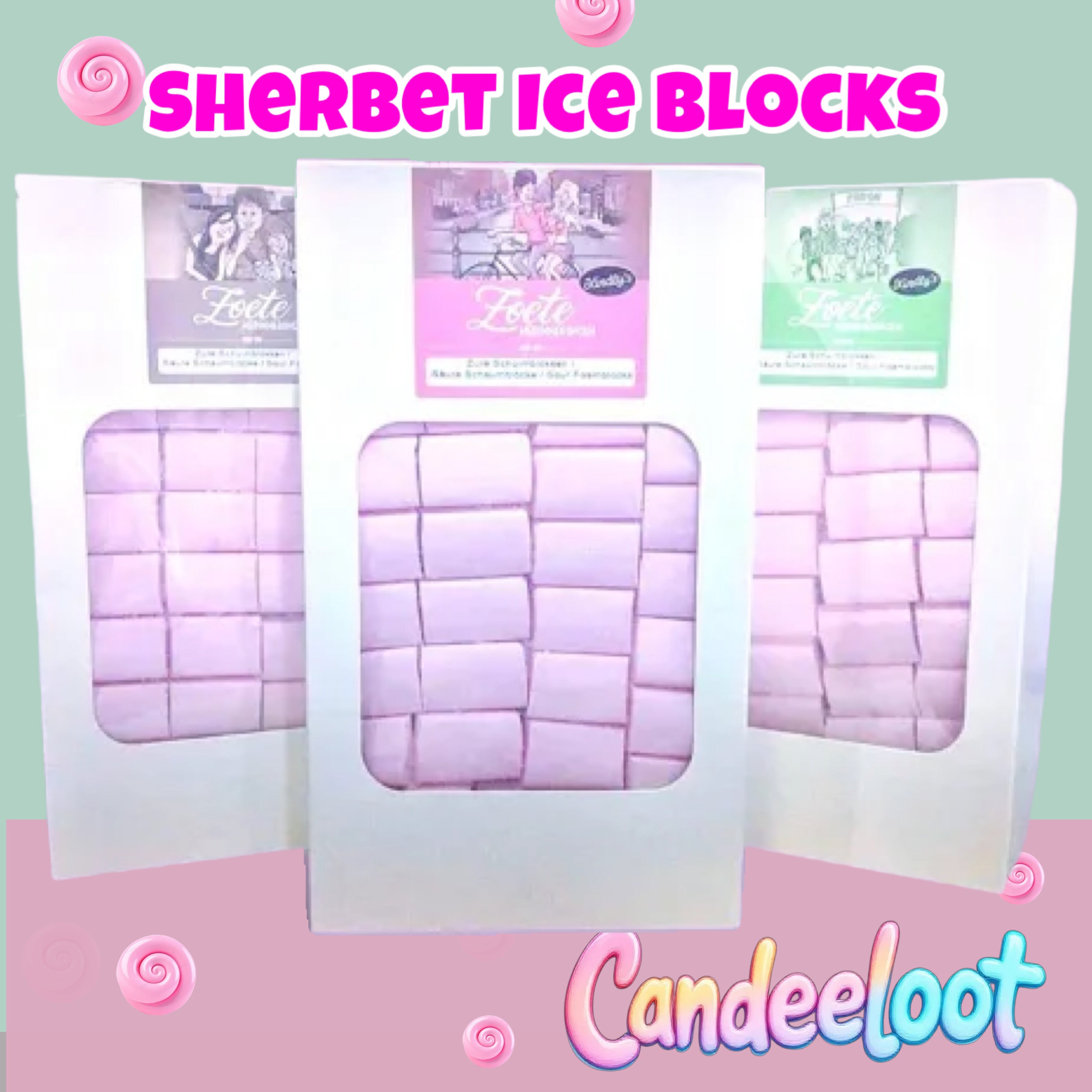 SHERBET ICE BLOCKS X10