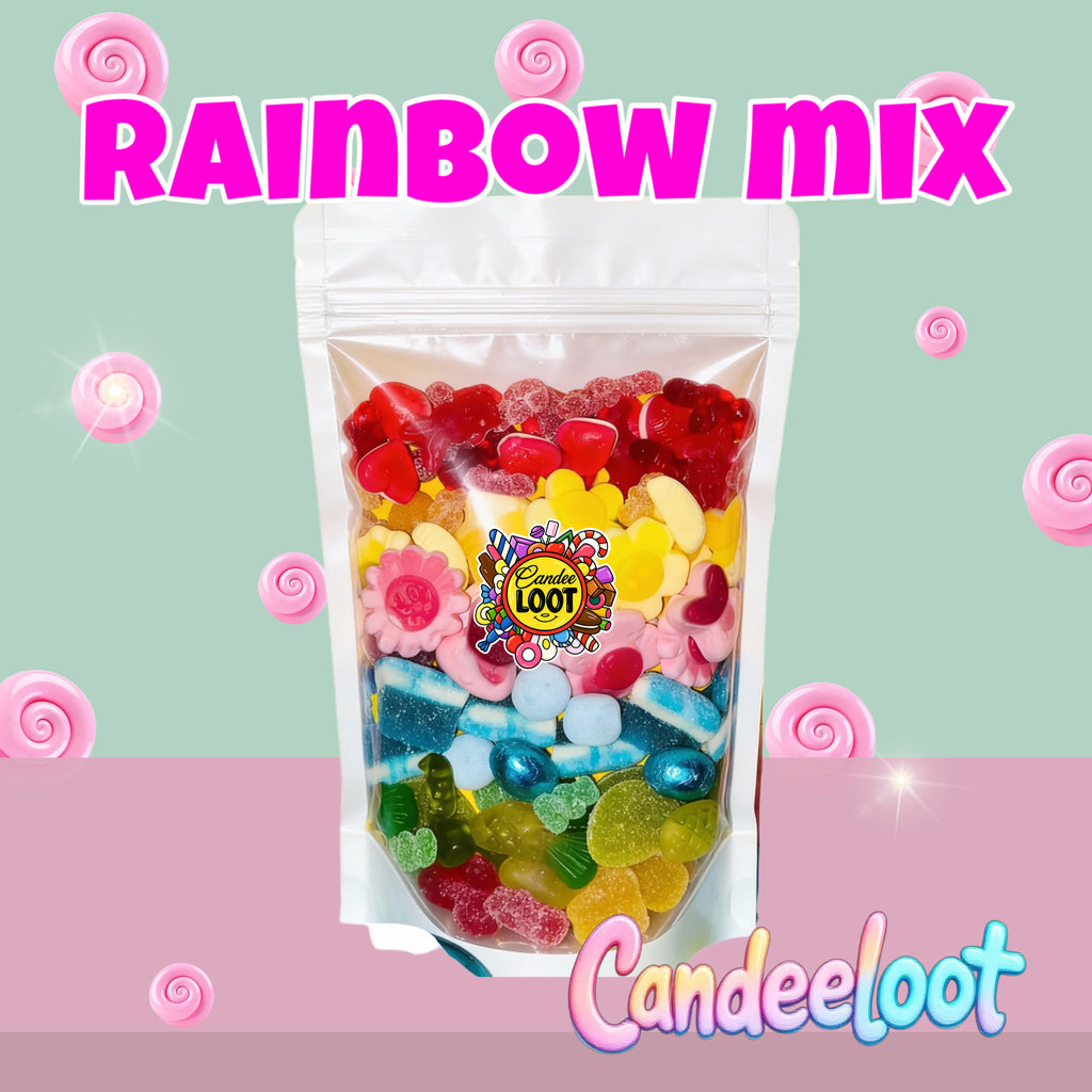 Rainbow pick n mix