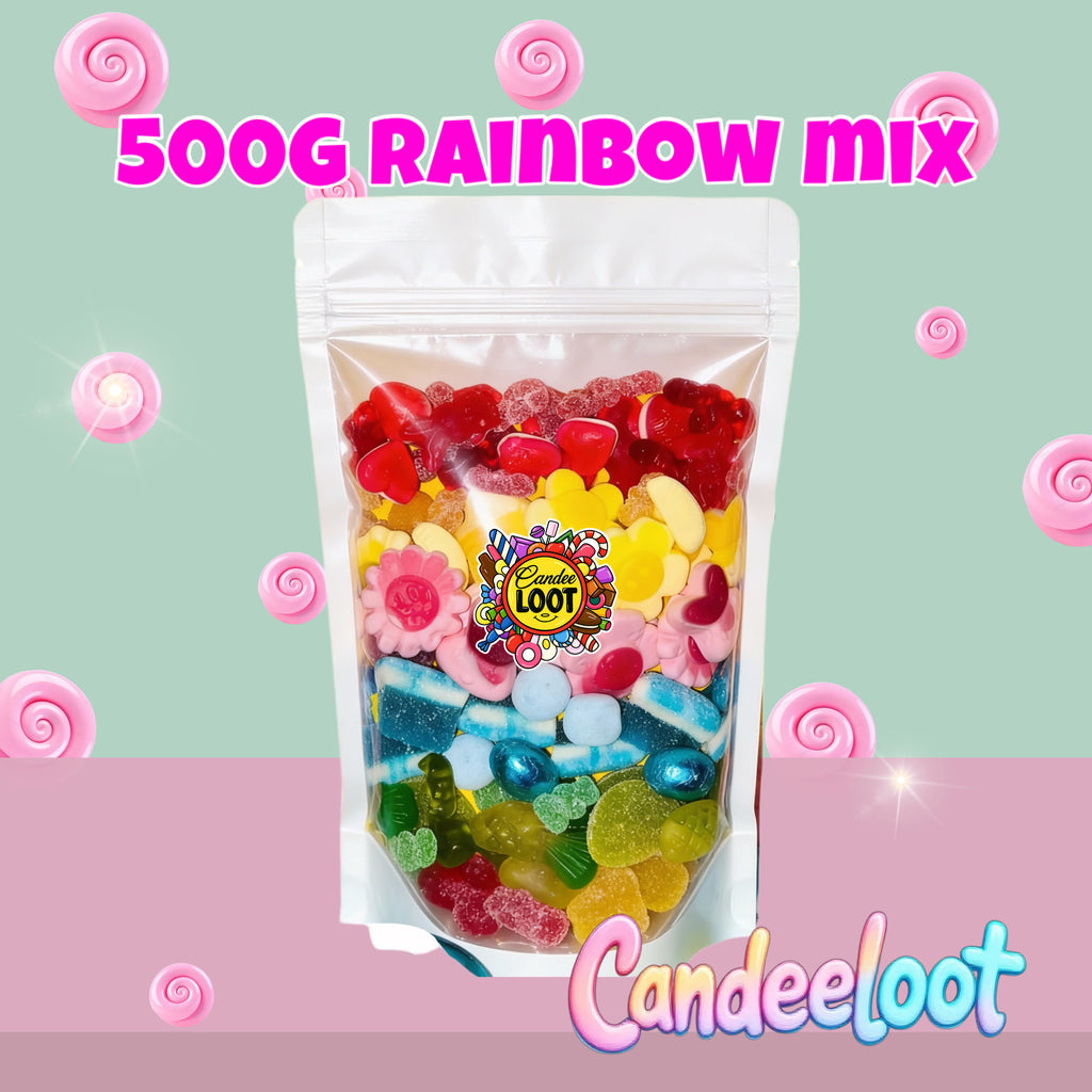 Rainbow pick n mix