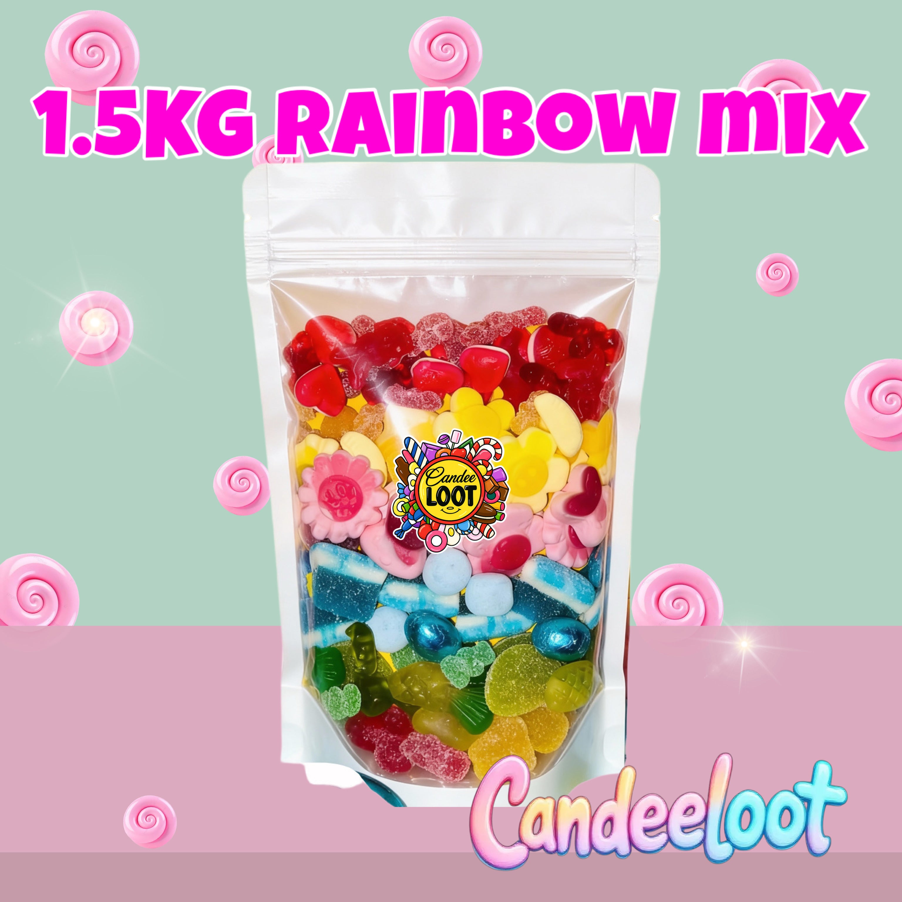 Rainbow pick n mix