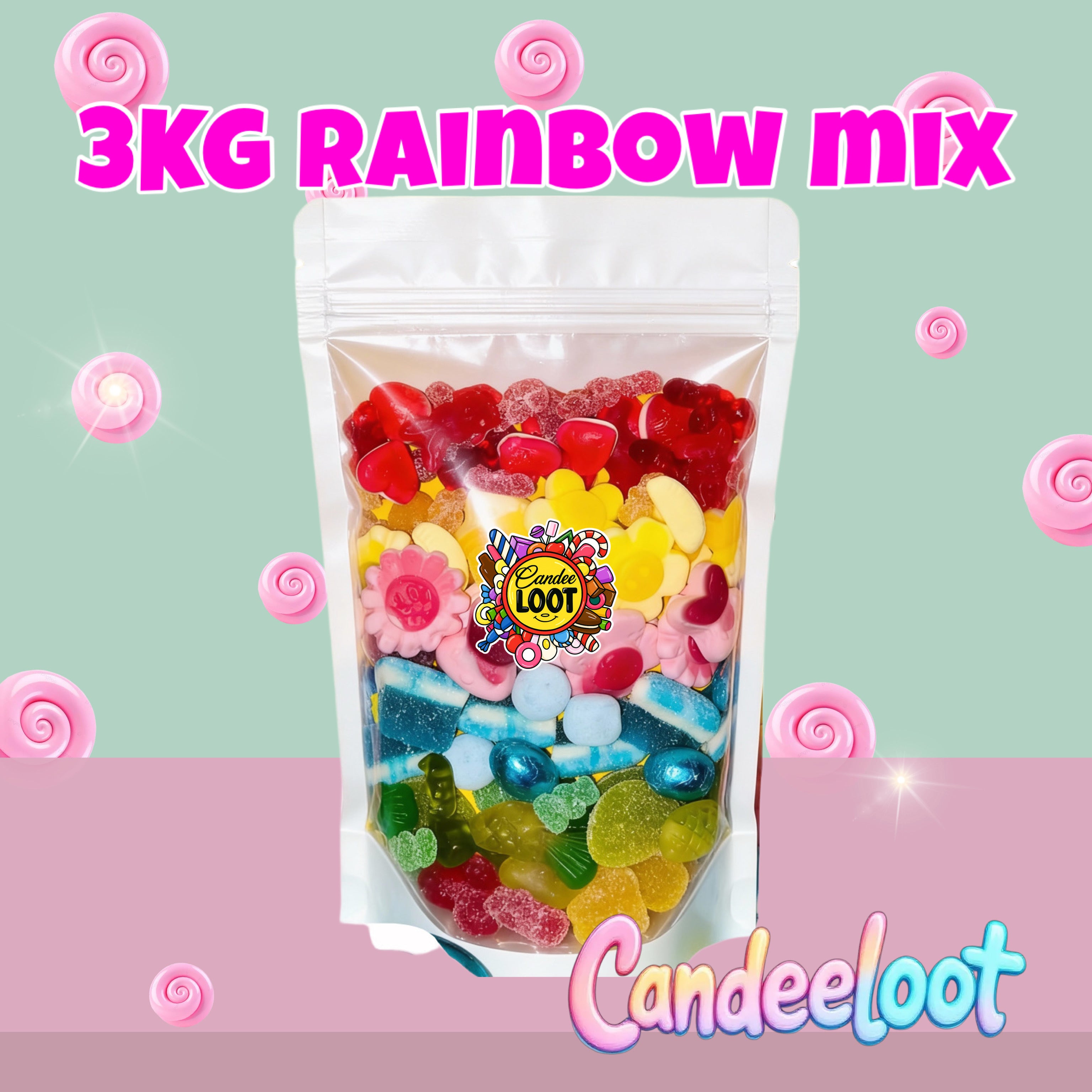Rainbow pick n mix