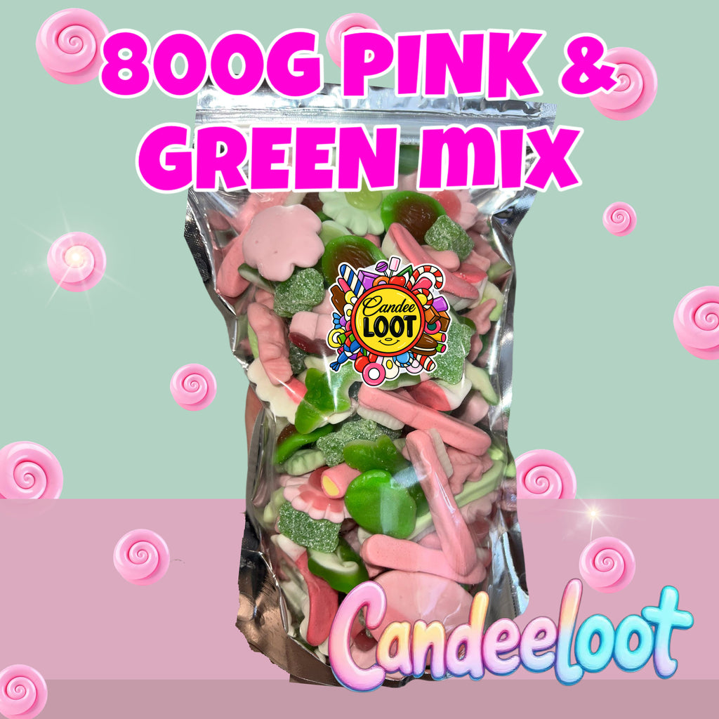 GREEN & PINK MIX