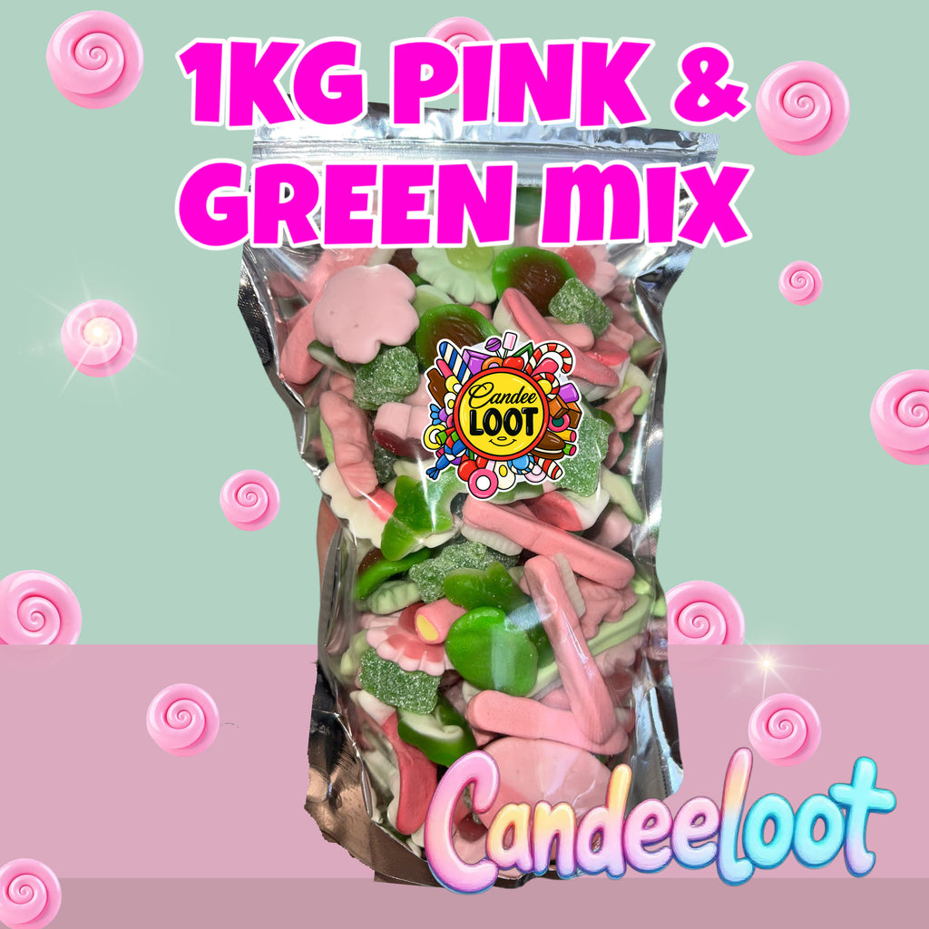 GREEN & PINK MIX