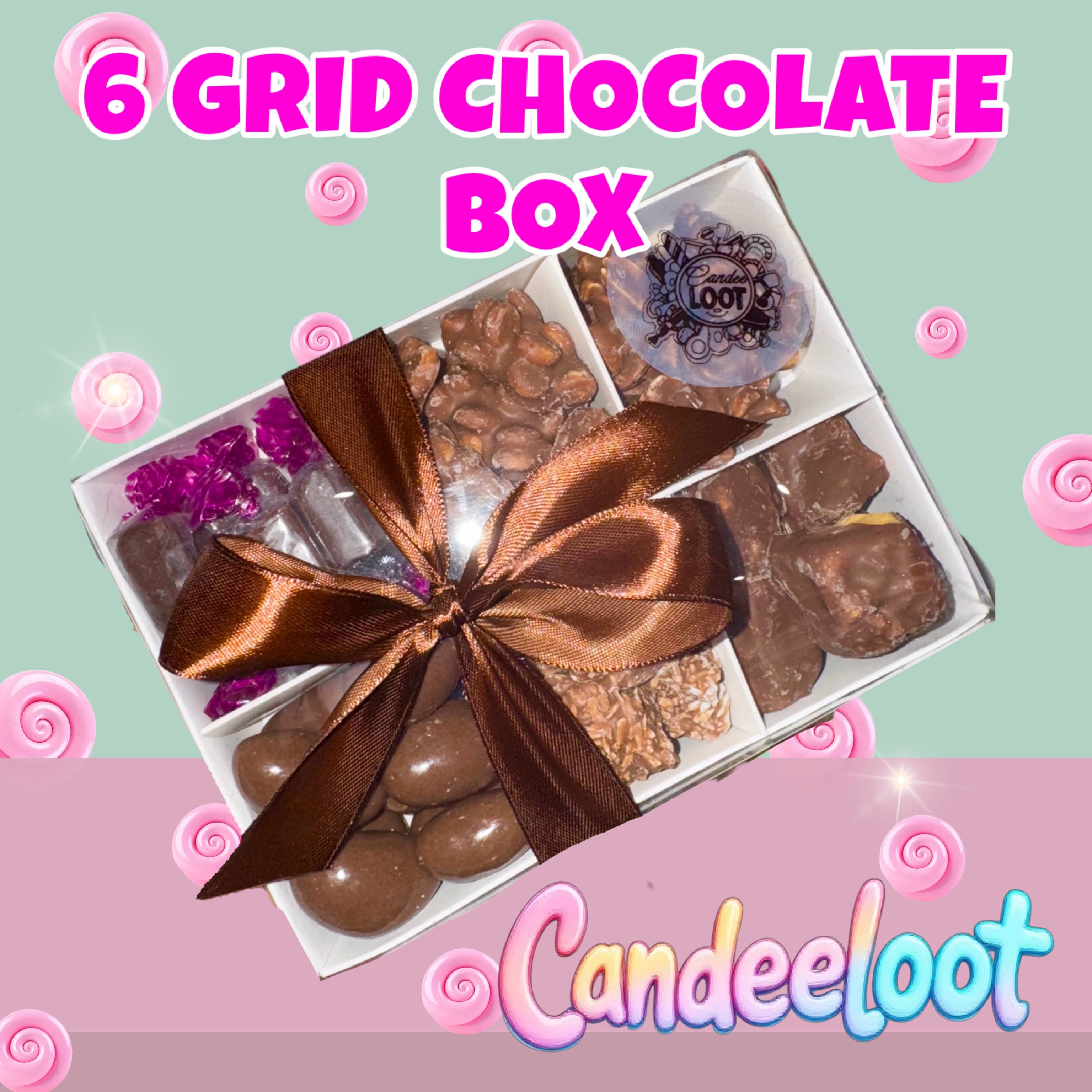 NEW Luxury chocolate box-6section