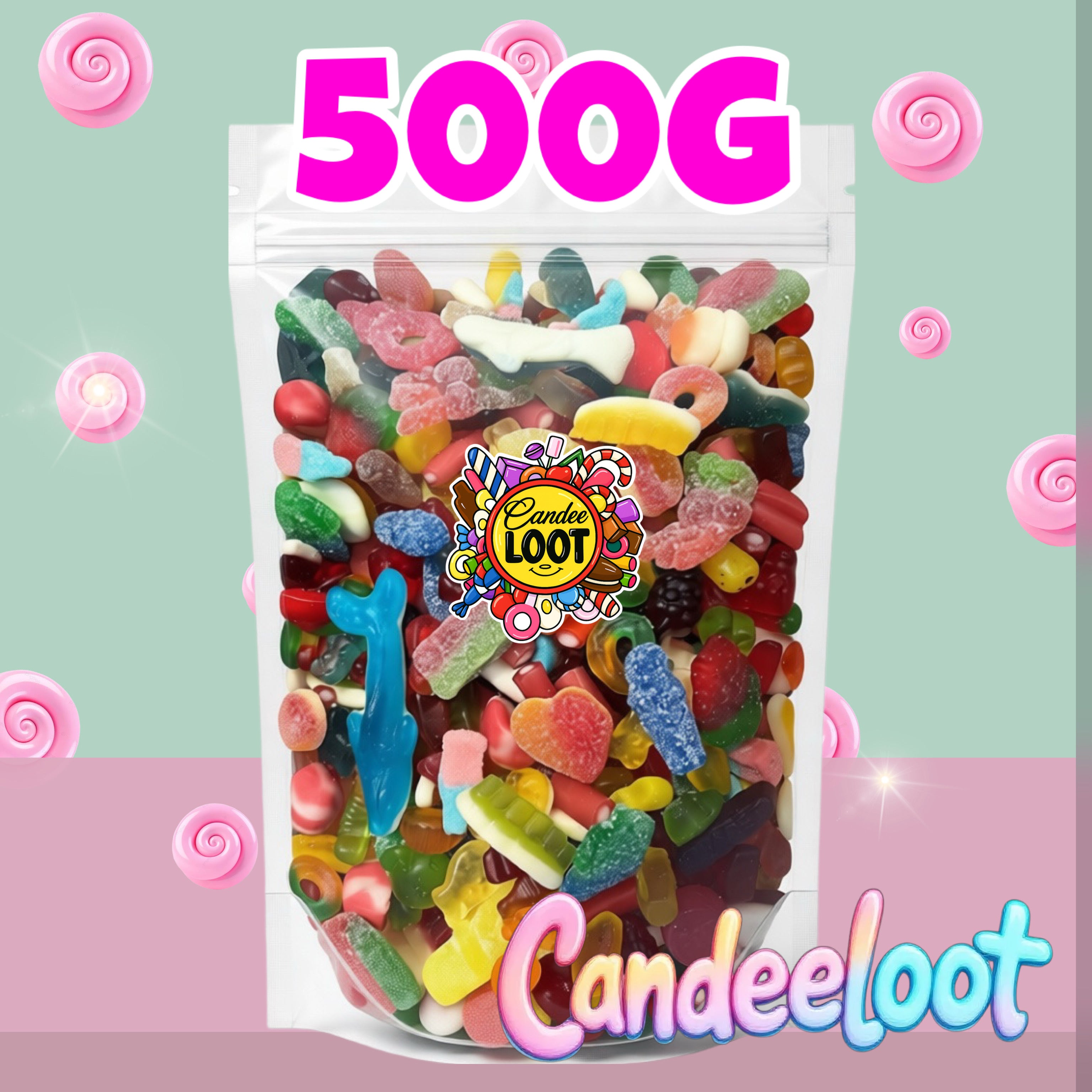 500G pick n mix sweets (NO CHOOSING)