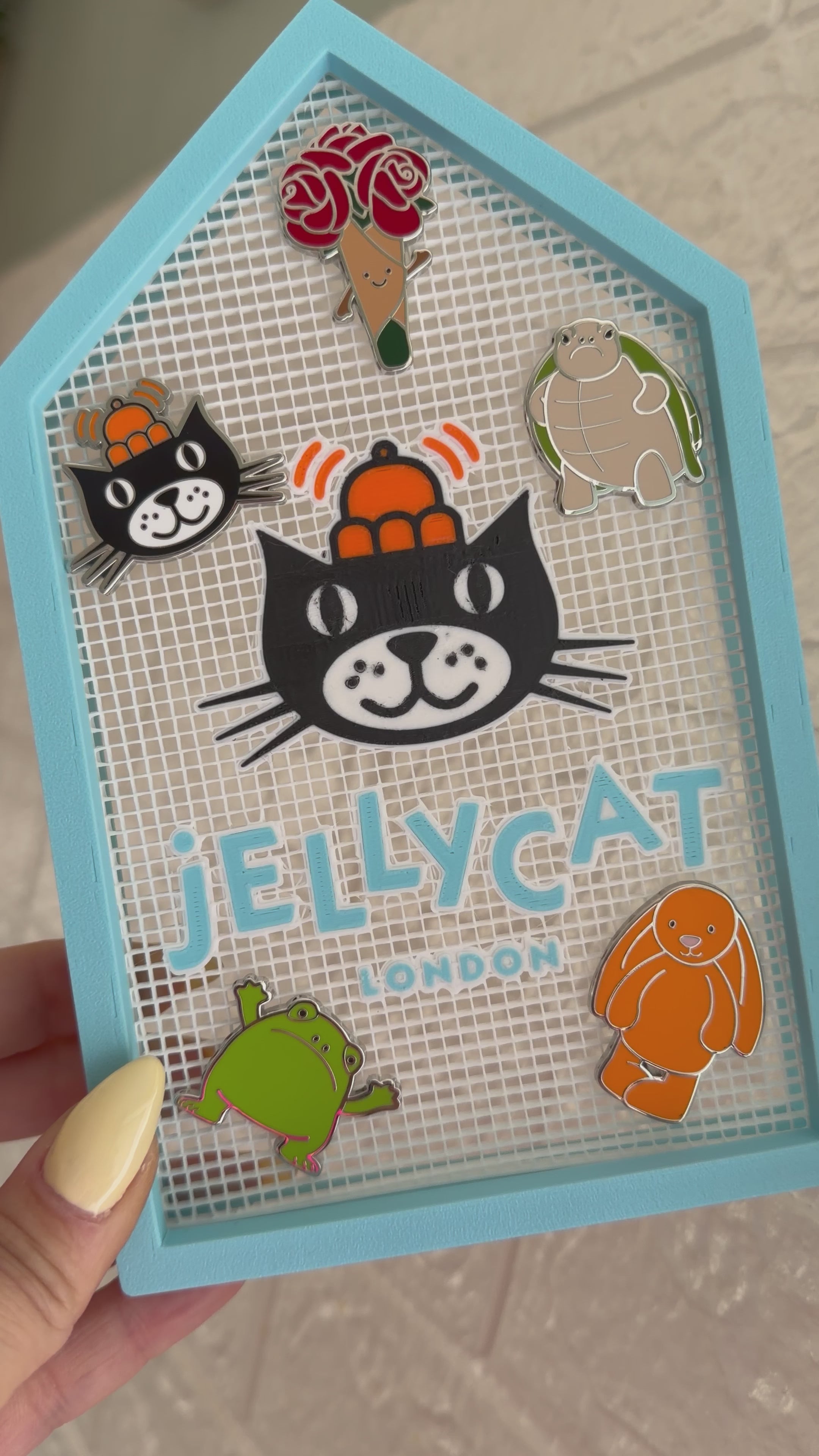 JC INSPIRED PIN DISPLAY 3D printed